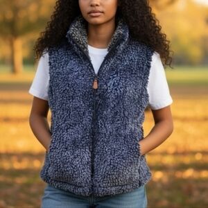 SIMPLY SOUTHERN | NWOT! SUPER SOFT SHERPA FULL ZIP VEST